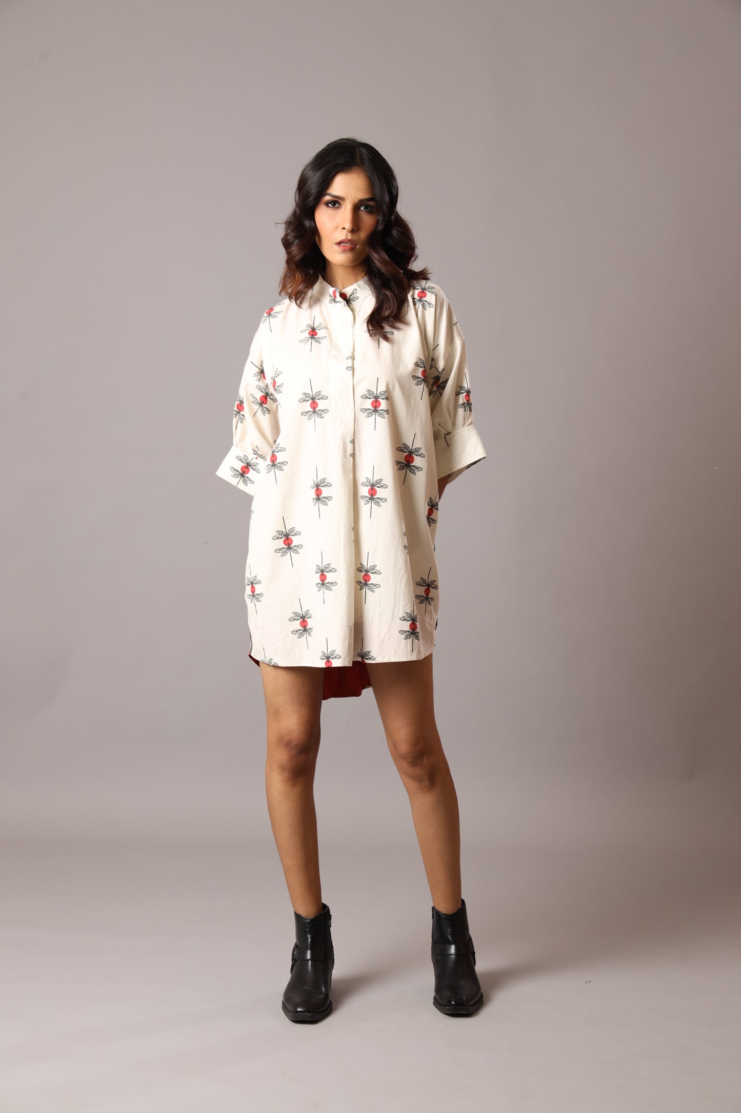Mishka Dress - Dragonfly Print
