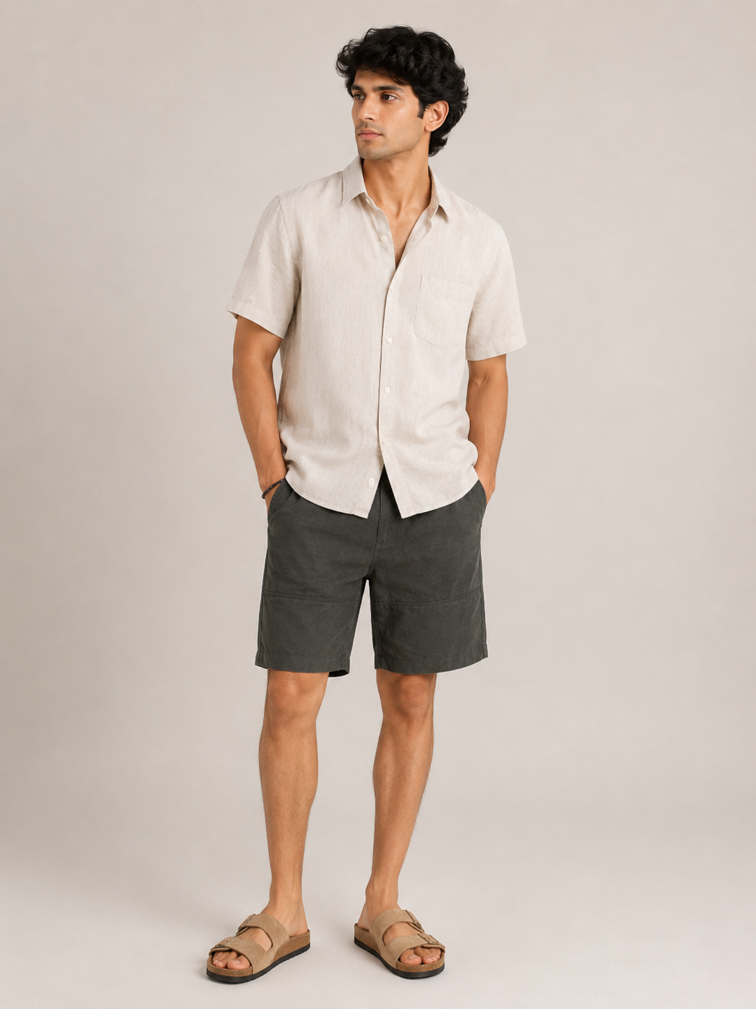 Kei Linen Shorts