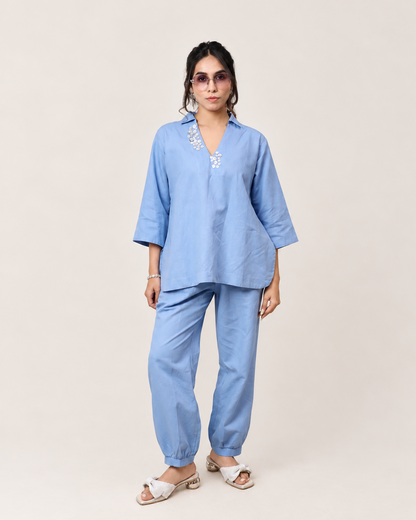 Azure Co-ord Set