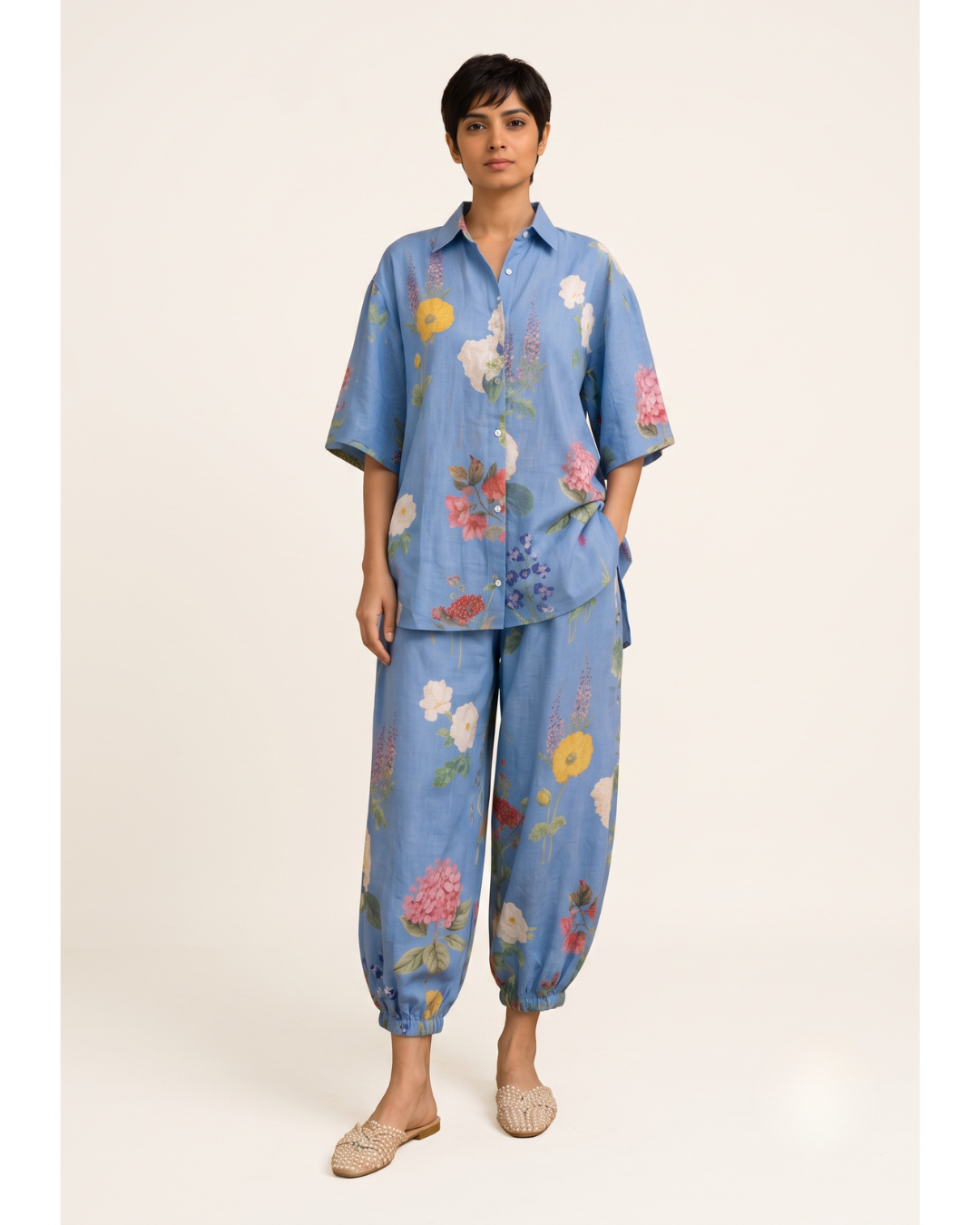 Fleur Co-ord Set - Blue