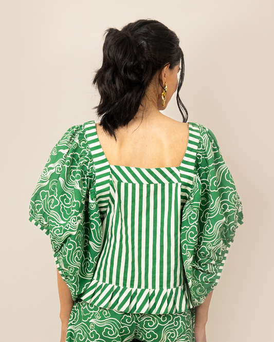 Kumano Cotton Top - Green