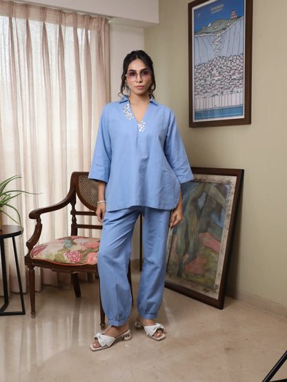 Azure Co-ord Set