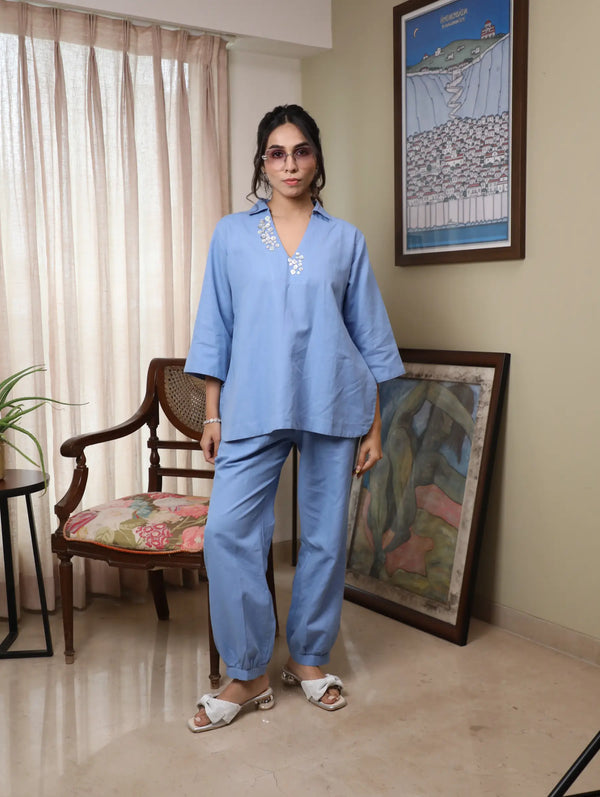 Azure Co-ord Set