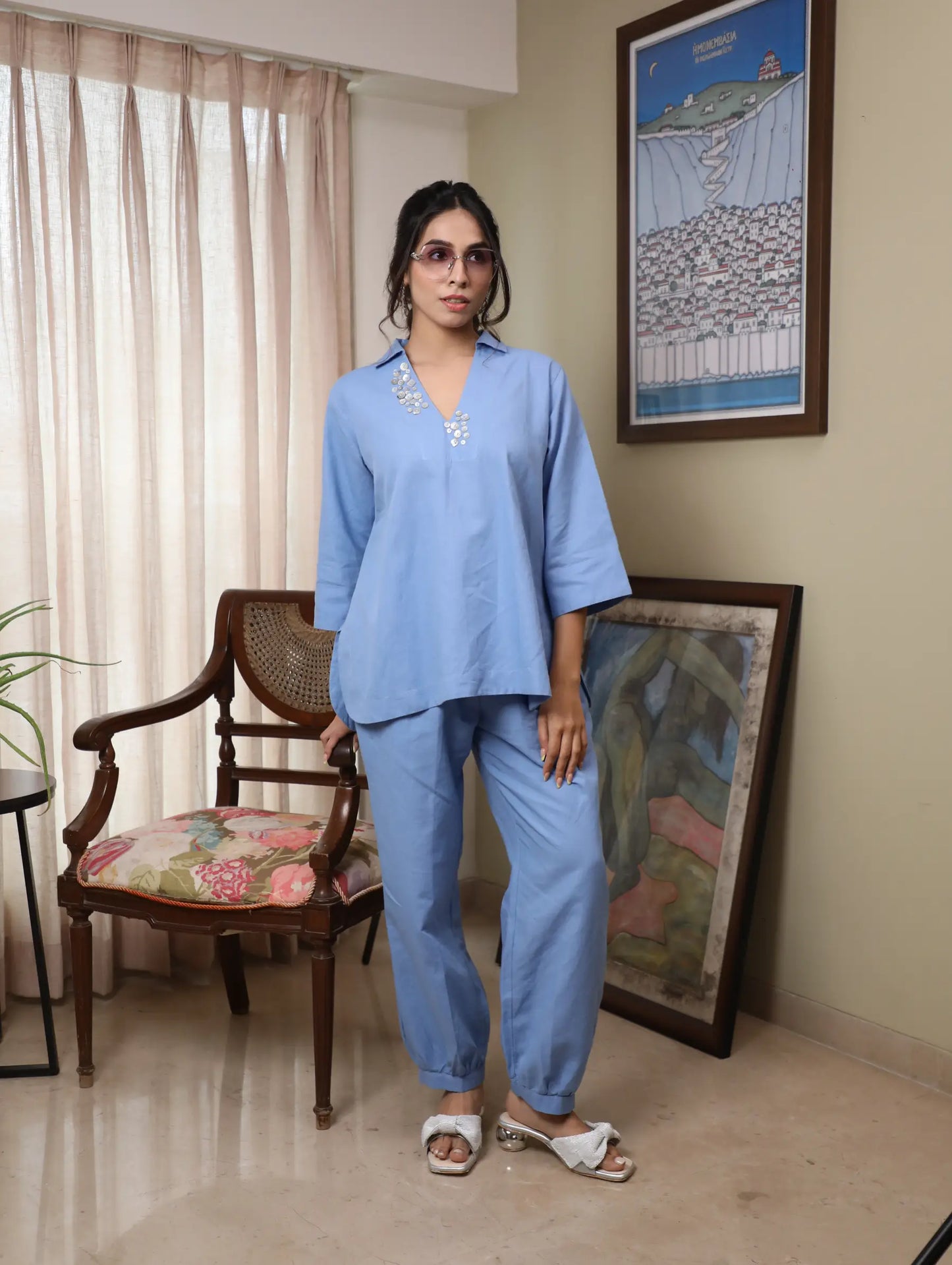 Azure Co-ord Set