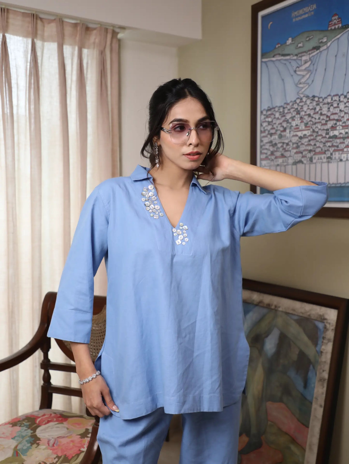Azure Co-ord Set