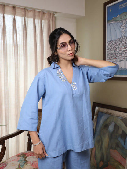 Azure Co-ord Set
