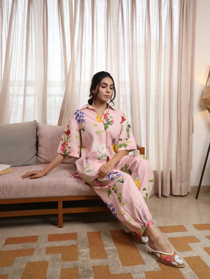 Fleur Co-ord Set - Pink