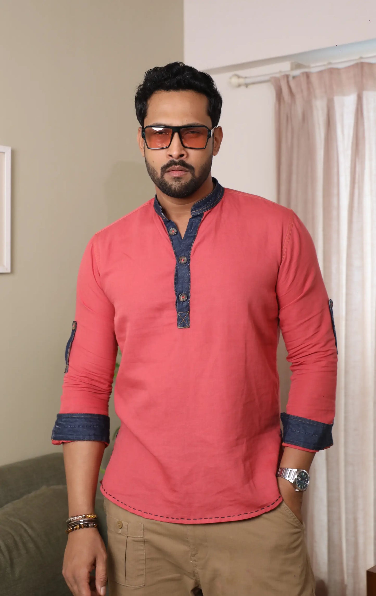 The Maverick Denim Trim Shirt