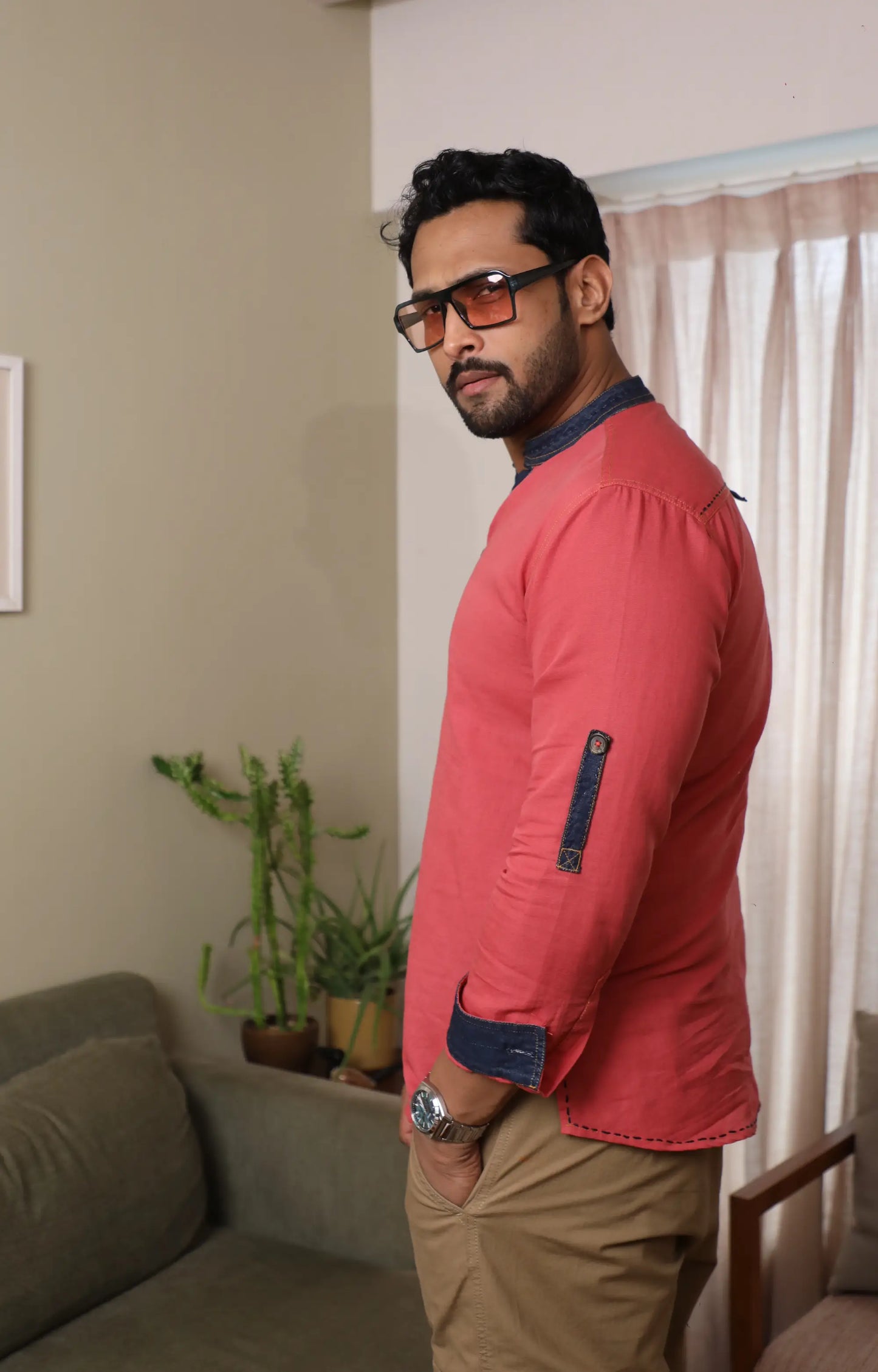 The Maverick Denim Trim Shirt