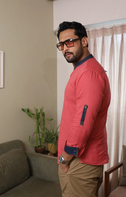 The Maverick Denim Trim Shirt