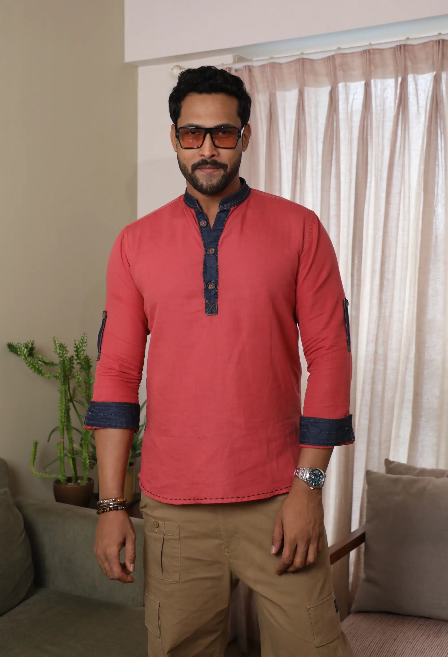 The Maverick Denim Trim Shirt