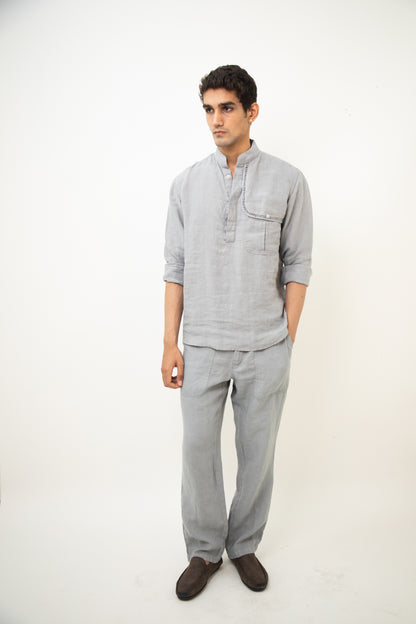 Izmir Co-Ord Set - Steel Grey