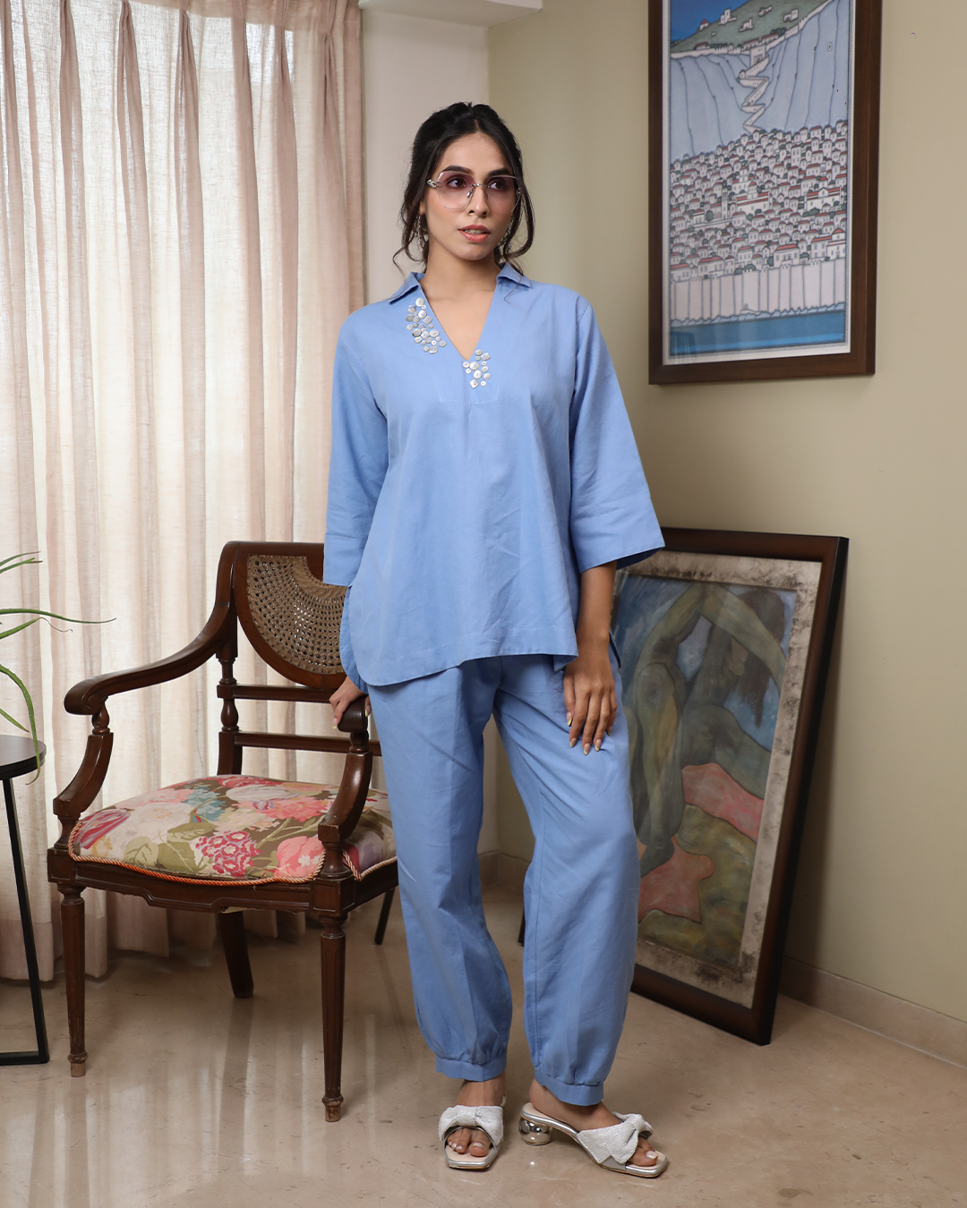 Azure Co-ord Set