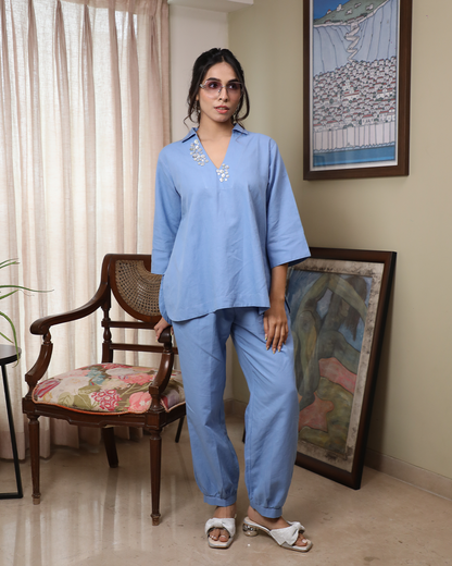 Azure Co-ord Set