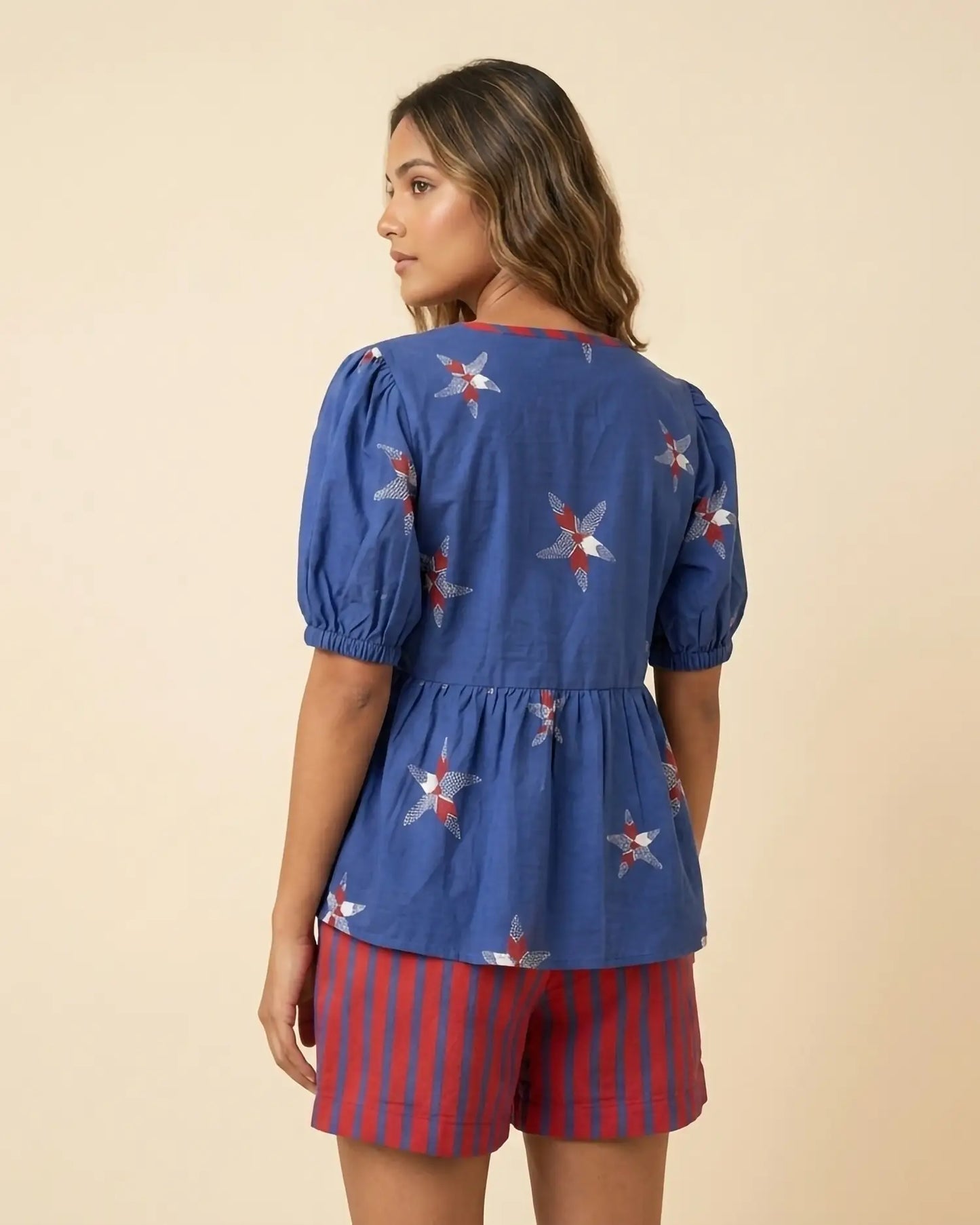 Boho Starfish Co-ord Set With Shorts