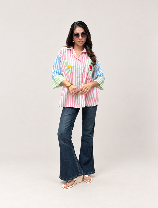 Gelato Shirt - Blush Pink