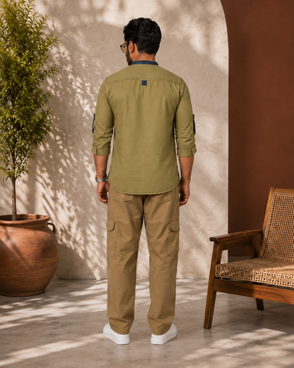 The Maverick Denim Trim Shirt