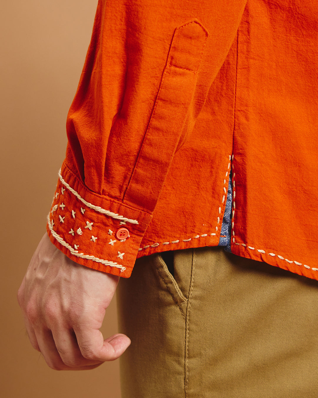 Raunaq Festive Shirt - Burnt Orange