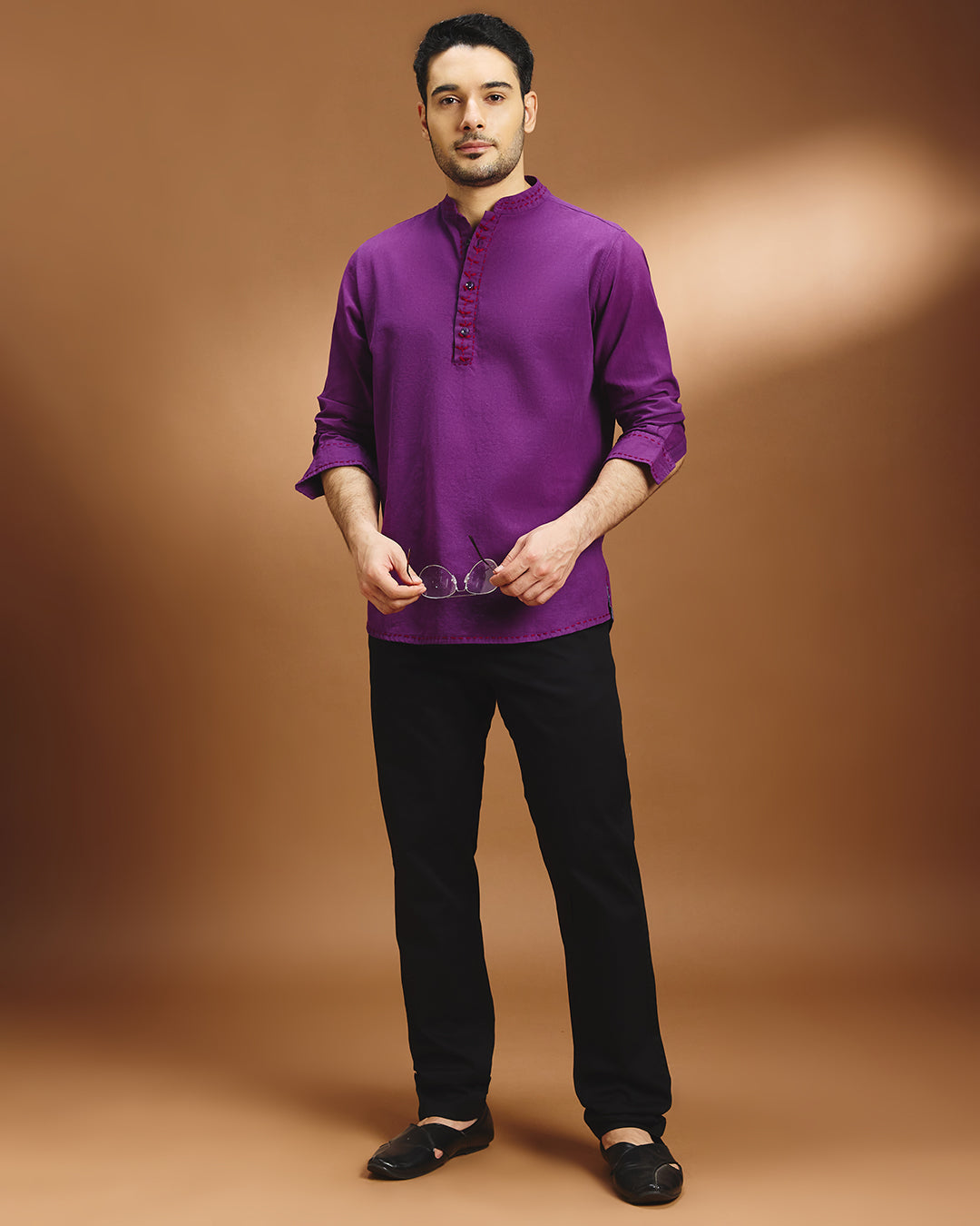 Utsav Festive Shirt - Purple