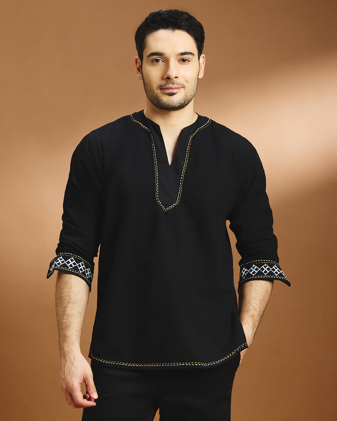 Toran Festive Shirt - Black