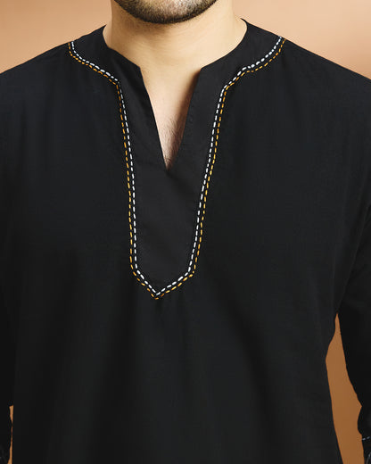 Toran Festive Shirt - Black