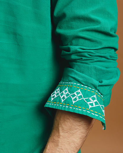 Toran Festive Shirt - Green