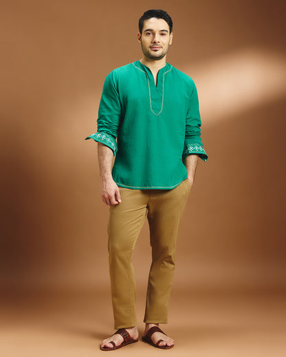 Toran Festive Shirt - Green