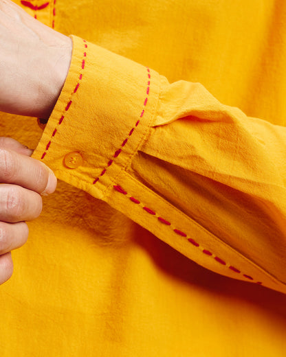 Utsav Festive Shirt - Marigold Yellow