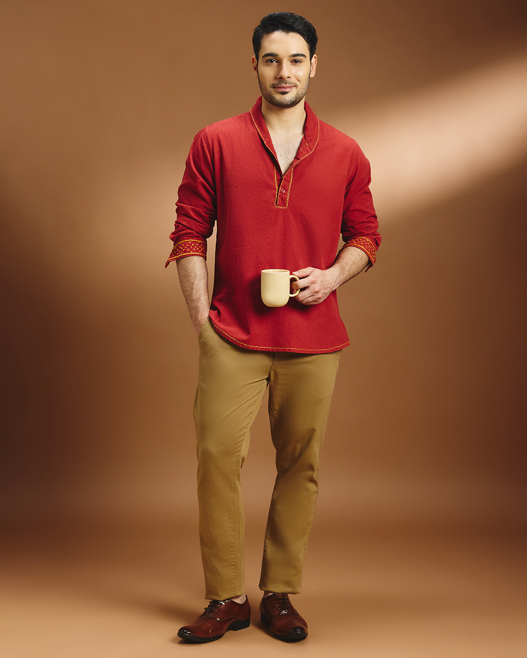 Raunaq Festive Shirt - Maroon