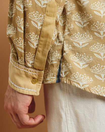 Roshni Botanical Shirt - Beige