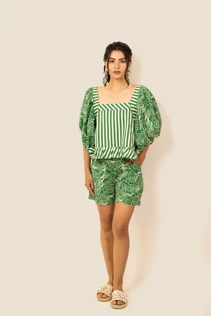 Kumano Co-ord Set with Shorts