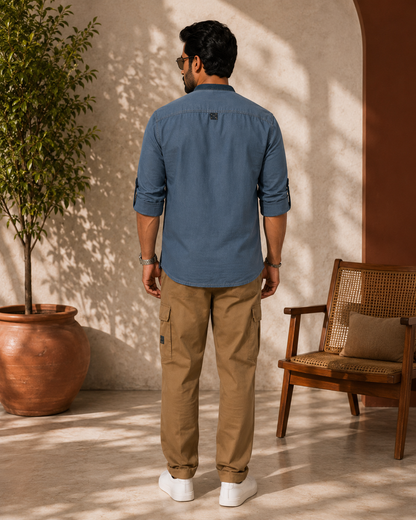 The Maverick Denim Trim Shirt