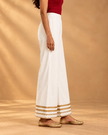 NAAZ organic cotton Farsi pants  - offwhite