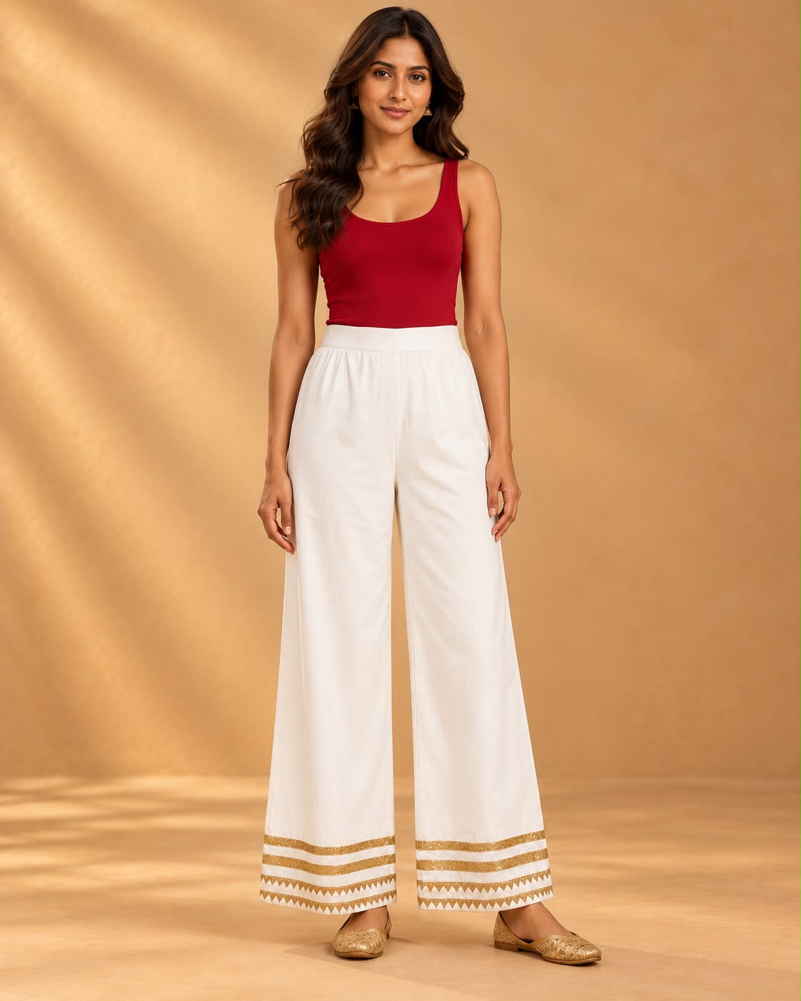 NAAZ organic cotton Farsi pants  - offwhite