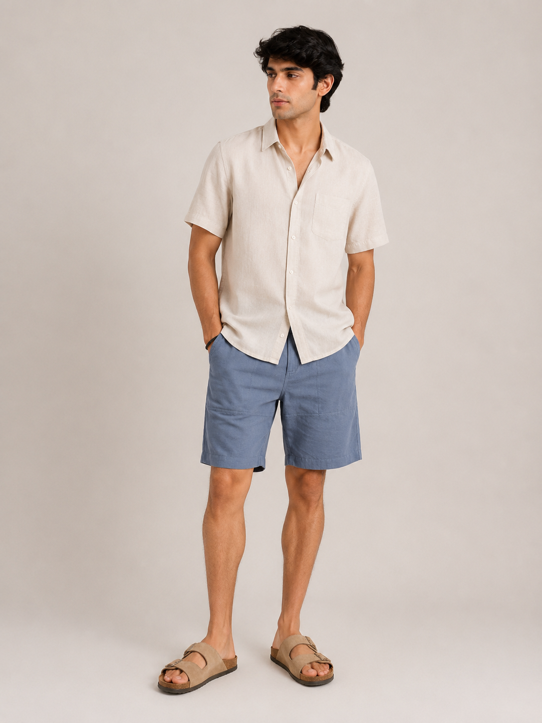 Kei Linen Shorts