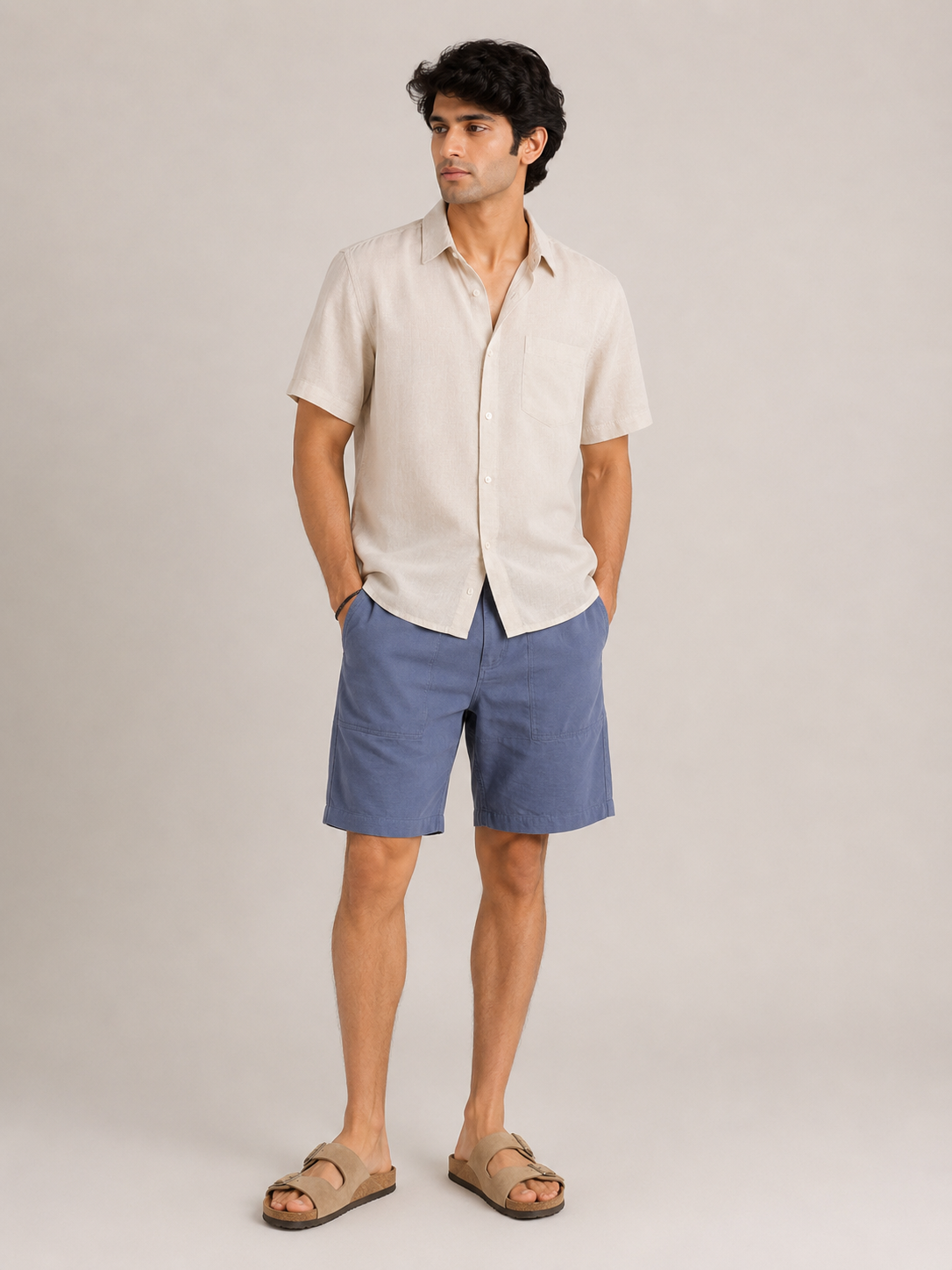 Kei Linen Shorts
