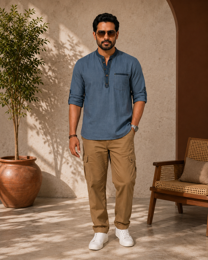 The Maverick Denim Trim Shirt