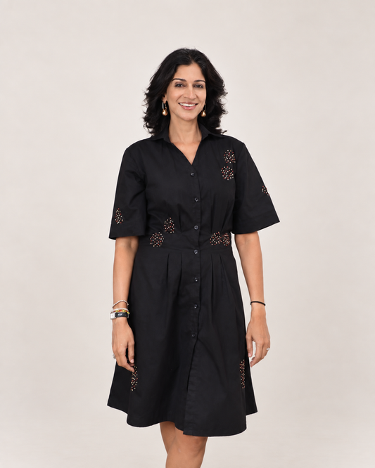 Constellation dress - Black